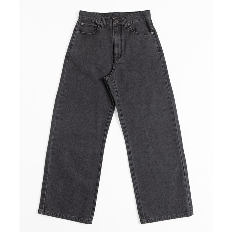 ブラック | レギュラーデニムパンツ | PUNYUS 