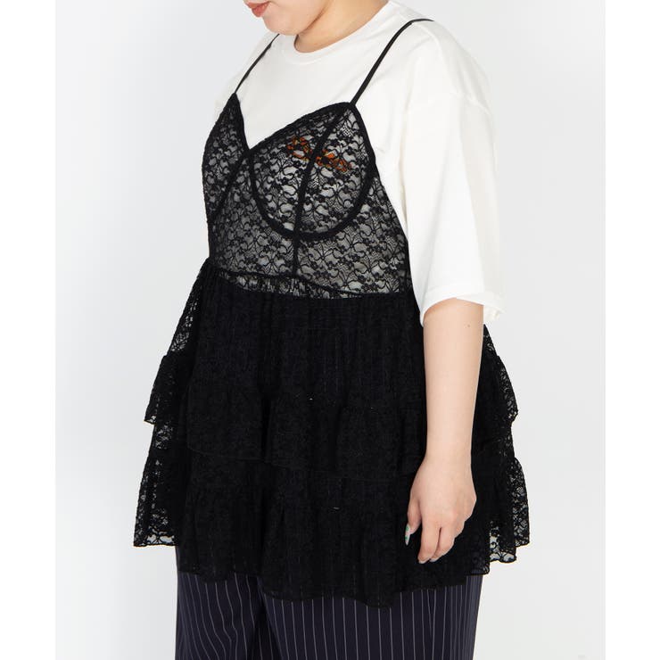 レースミニキャミワンピース | PUNYUS  | 詳細画像1 