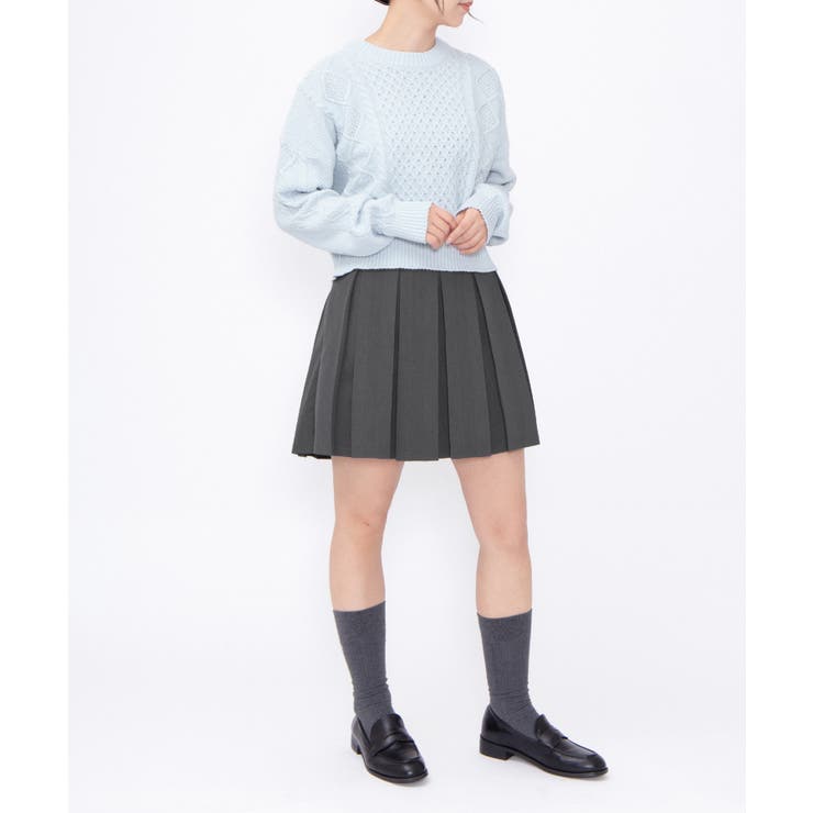 ボックスプリーツミニスカート | PUNYUS  | 詳細画像7 