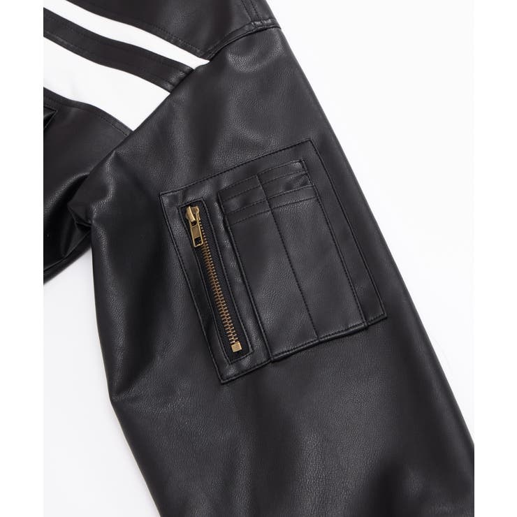 合皮ラインブルゾン | PUNYUS  | 詳細画像9 