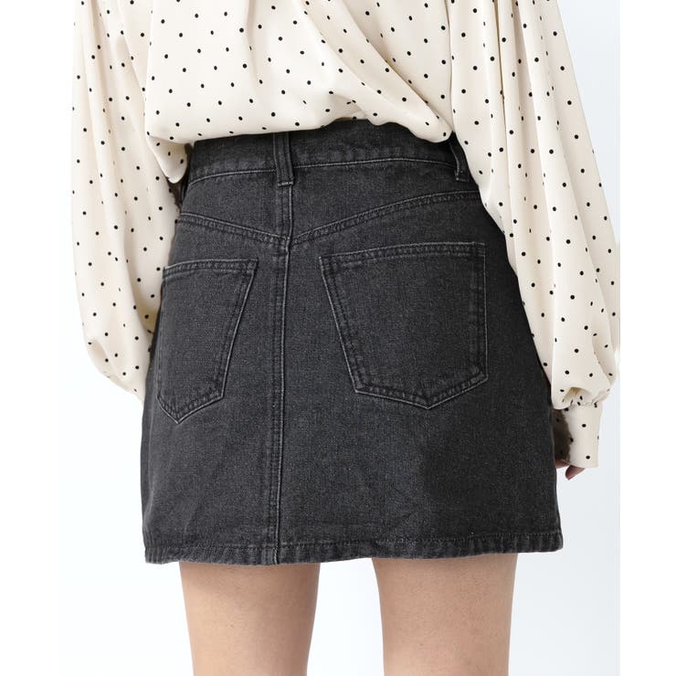 台形デニムミニスカート | PUNYUS  | 詳細画像2 