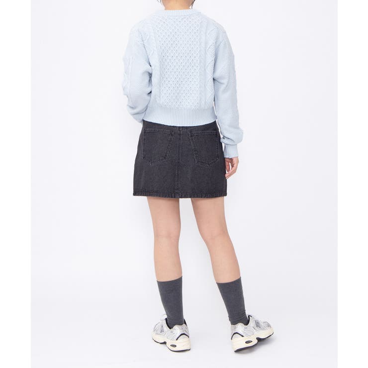台形デニムミニスカート | PUNYUS  | 詳細画像9 