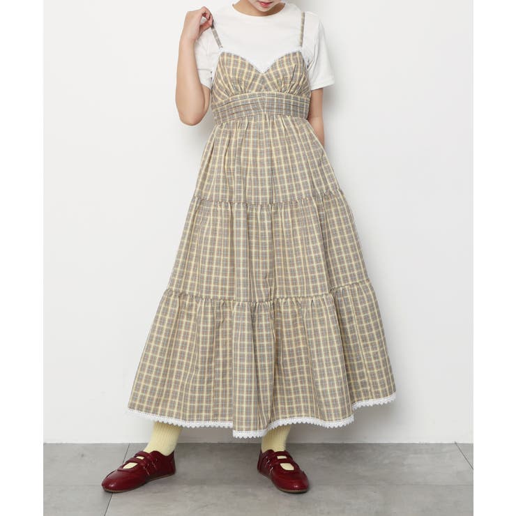 チェック柄キャミワンピース | PUNYUS  | 詳細画像8 