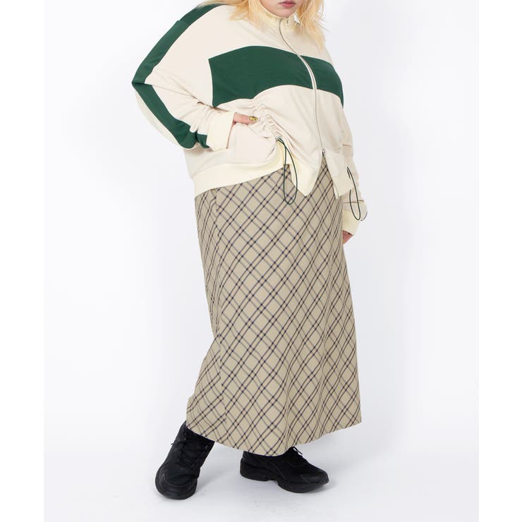 チェック柄ロングスカート | PUNYUS  | 詳細画像6 