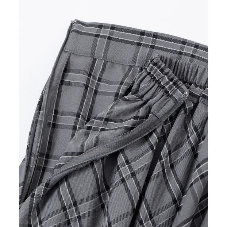 チェック柄ロングスカート | PUNYUS  | 詳細画像13 
