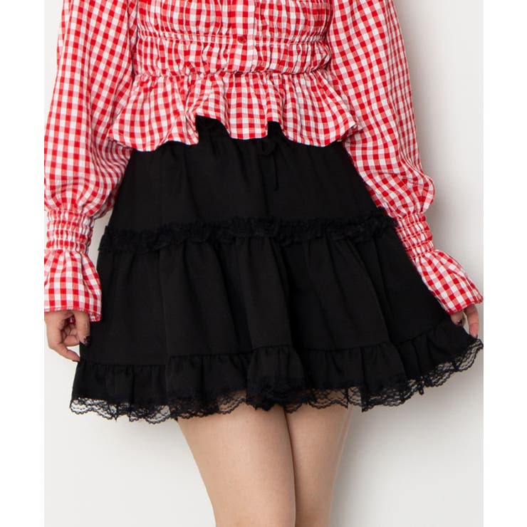 レースティアードミニスカート | PUNYUS  | 詳細画像1 