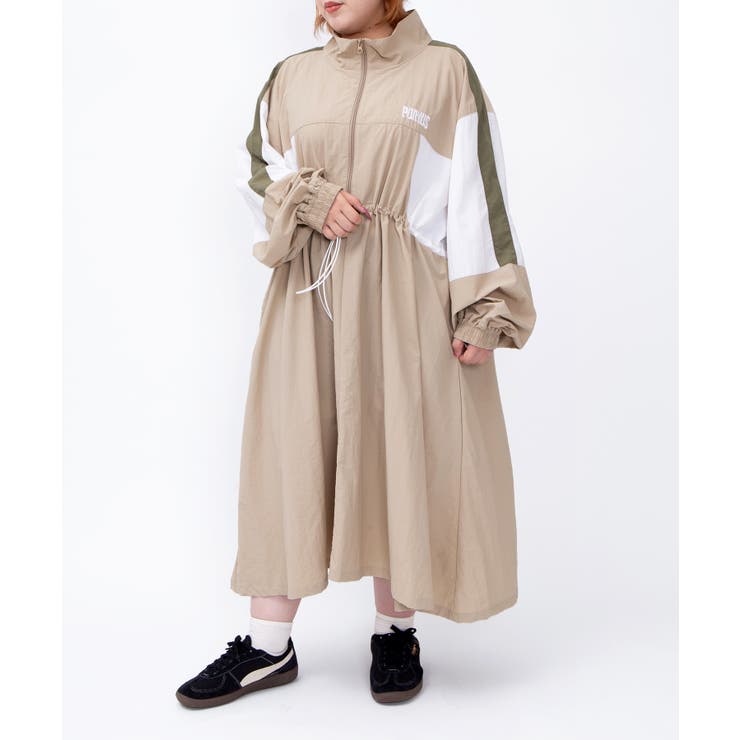 切り替えナイロンワンピース | PUNYUS  | 詳細画像1 