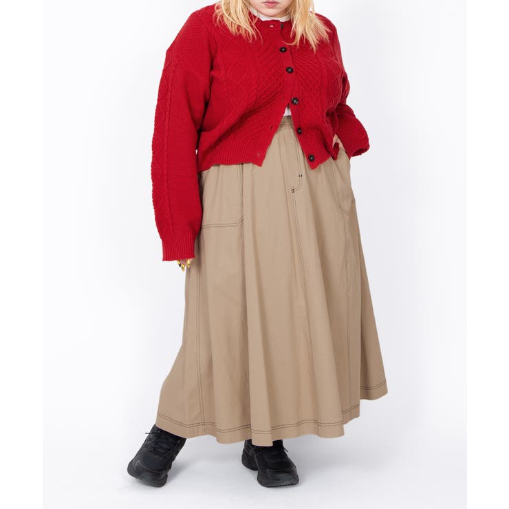 ステッチフレアロングスカート | PUNYUS  | 詳細画像2 