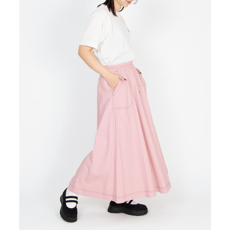 ステッチフレアロングスカート | PUNYUS  | 詳細画像12 