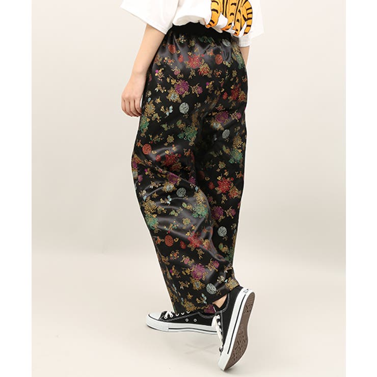 PLEATS PLEASE チャイナ 中国 総柄パンツ 1