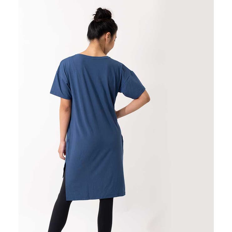 ネイビー | ルーパ LOOPA キーネックワンピース | Puravida