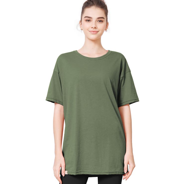 カーキ | ルーパ ヨガウェア Tシャツ | Puravida