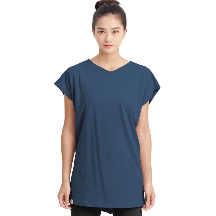 ネイビー | ルーパ ヨガウェア トップス | Puravida