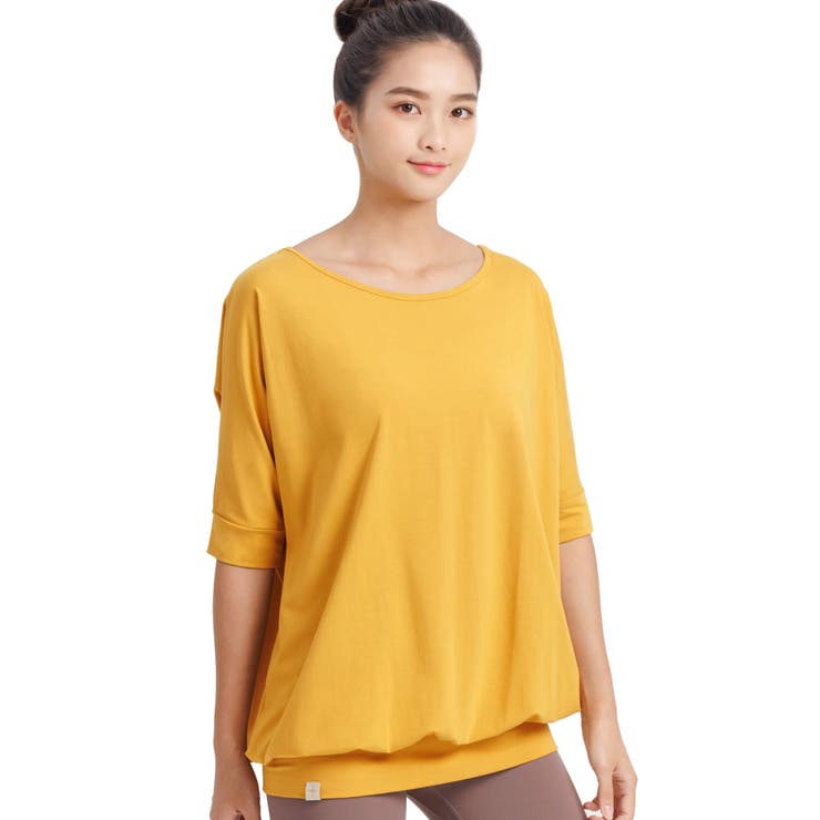 マスタード | ヨガウェア トップス [Loopa] | Puravida