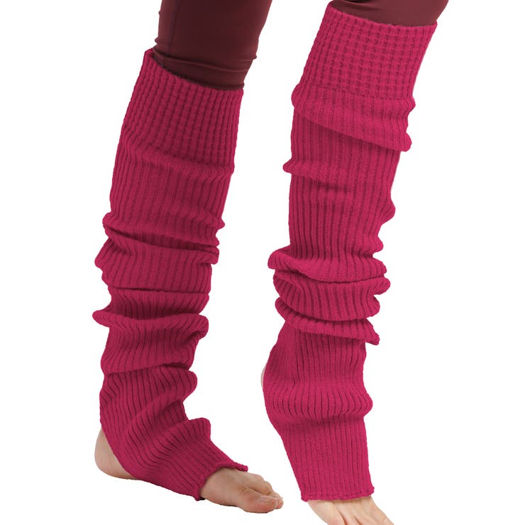 マゼンタピンク | Loopa リブニットレッグウォーマー トレンカ | Puravida