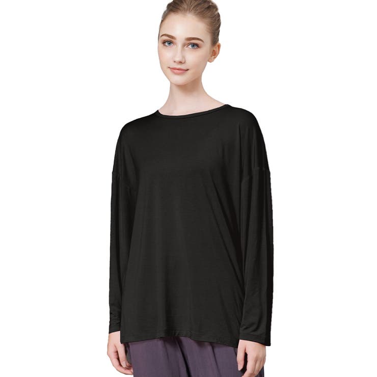 ブラック | ルーパ 長袖 Tシャツ | Puravida