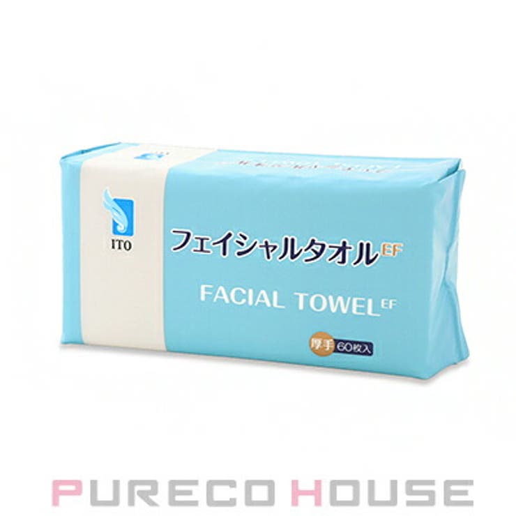 ITO フェイシャルタオルEF 60枚入り | PURECO HOUSE | 詳細画像1 