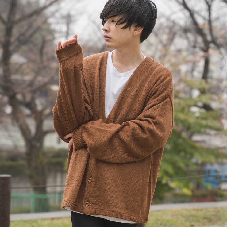 モヘアライク オーバーサイズ ニット カーディガン ボレロ[品番
