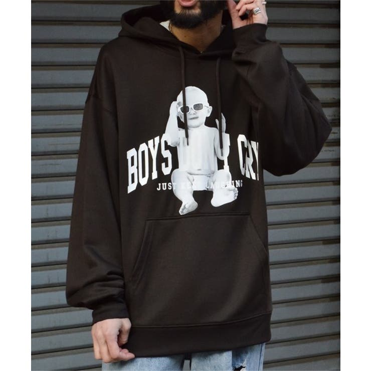 裏毛 長袖 BIG プルパーカー BABY  | MODISH GAZE | 詳細画像20 