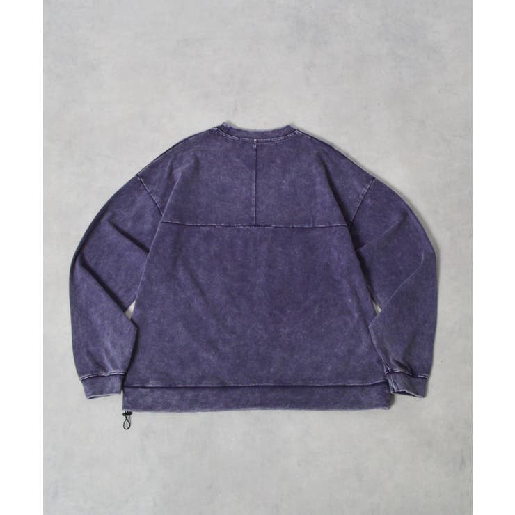 スノーウォッシュコットンドロストプルオーバーロンT | MODISH GAZE | 詳細画像20 