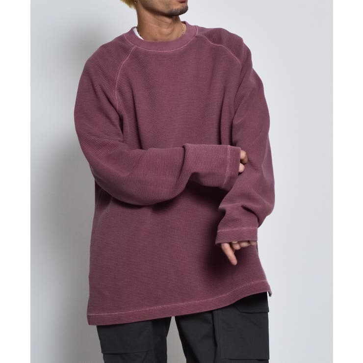 ピグメントワッフルラグランロンT | MODISH GAZE | 詳細画像13 