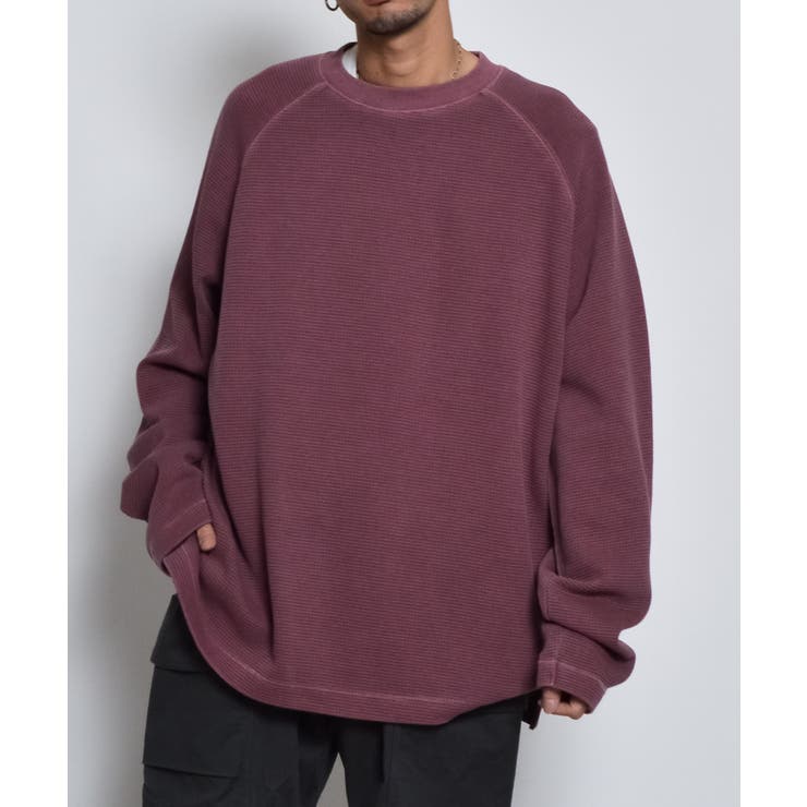 ピグメントワッフルラグランロンT | MODISH GAZE | 詳細画像14 