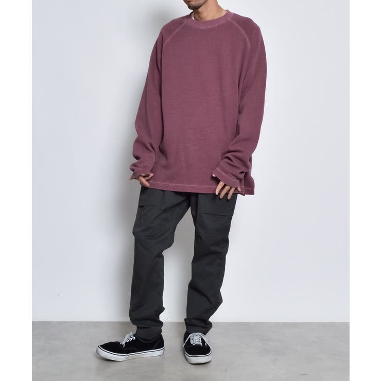 ピグメントワッフルラグランロンT | MODISH GAZE | 詳細画像16 