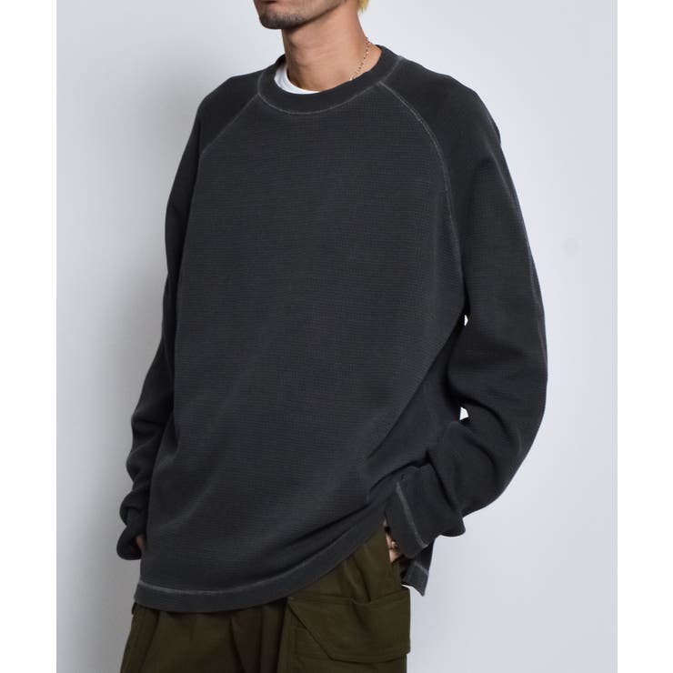 ピグメントワッフルラグランロンT | MODISH GAZE | 詳細画像7 