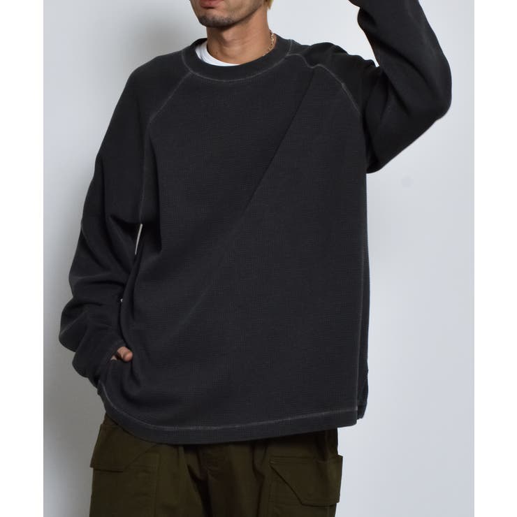 ピグメントワッフルラグランロンT | MODISH GAZE | 詳細画像9 