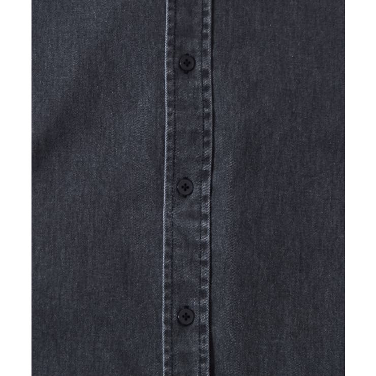 スノーウォッシュヴィンテージ風コットンシャツ | MODISH GAZE | 詳細画像29 