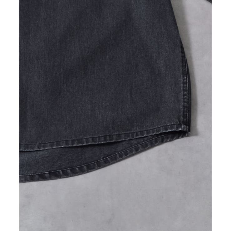 スノーウォッシュヴィンテージ風コットンシャツ | MODISH GAZE | 詳細画像30 