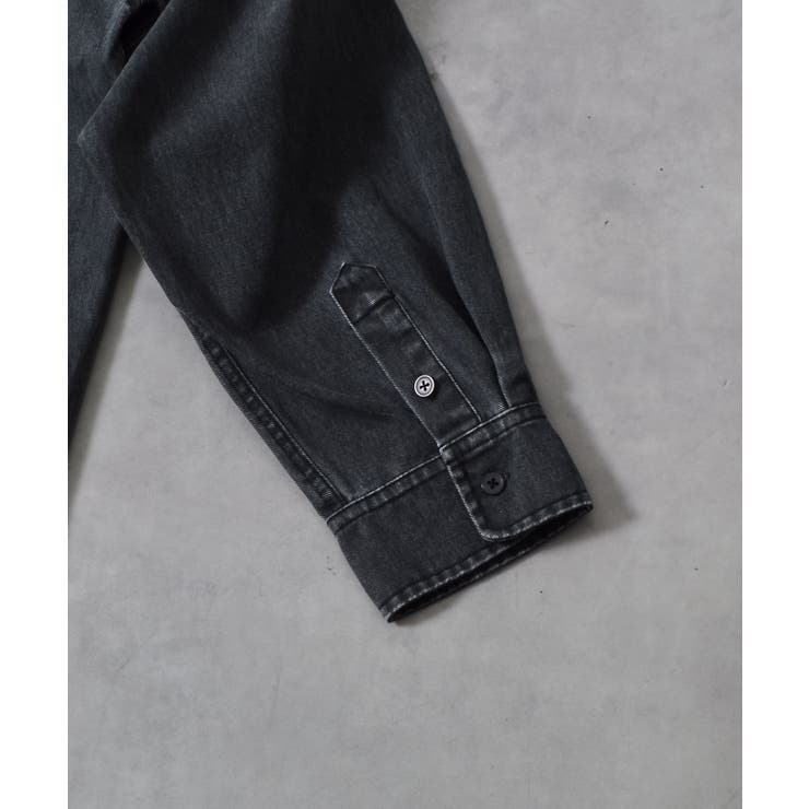 スノーウォッシュヴィンテージ風コットンシャツ | MODISH GAZE | 詳細画像32 