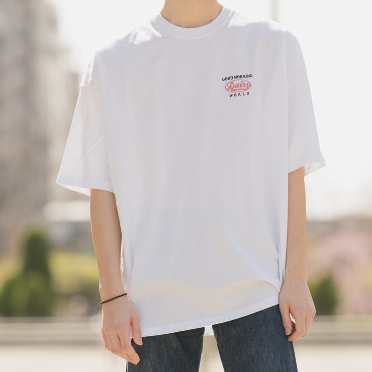 半袖 Big Tシャツ イラスト Milk 品番 Radm Modish Gaze モディッシュガゼ のメンズファッション通販 Shoplist ショップリスト