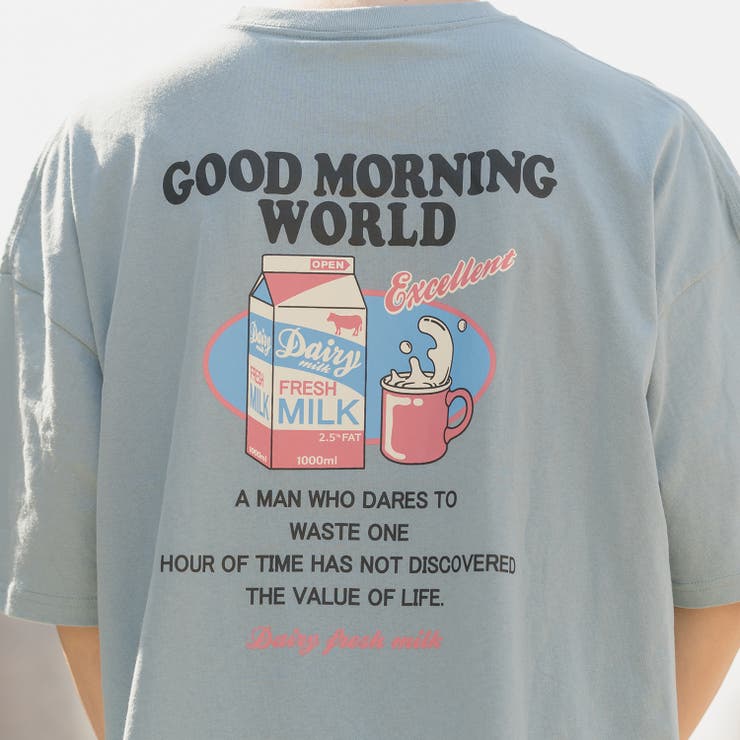 半袖 Big Tシャツ イラスト Milk 品番 Radm Modish Gaze モディッシュガゼ のメンズファッション通販 Shoplist ショップリスト