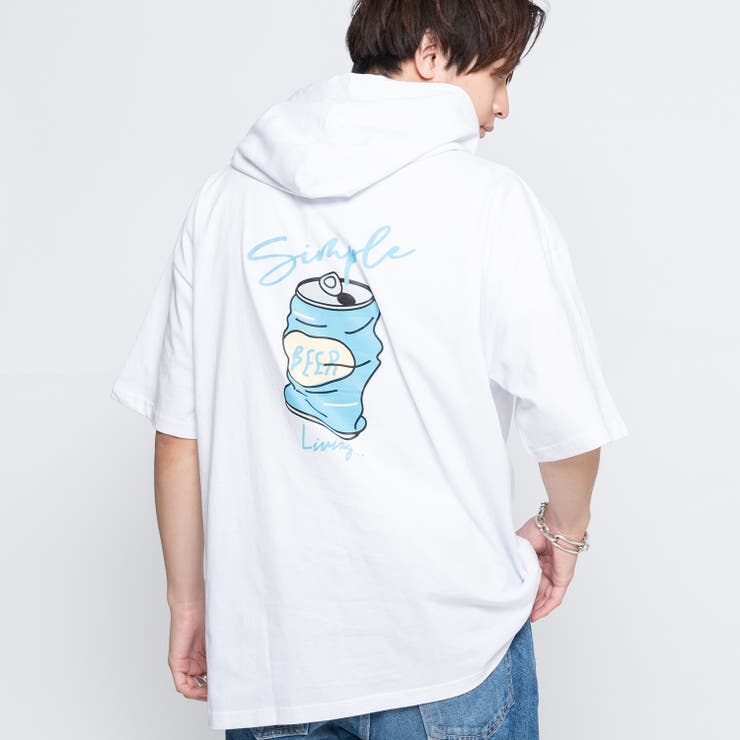 パーカー半袖 パーカー メンズ[品番：RADM0000362]｜MODISH GAZE（モ 