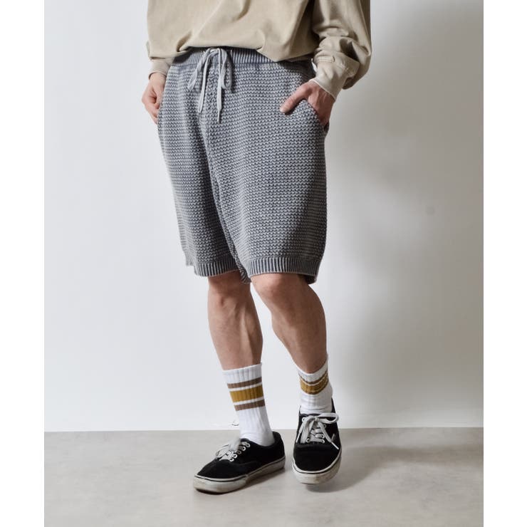 ピグメントワッフルニットイージーハーフパンツ | MODISH GAZE | 詳細画像8 