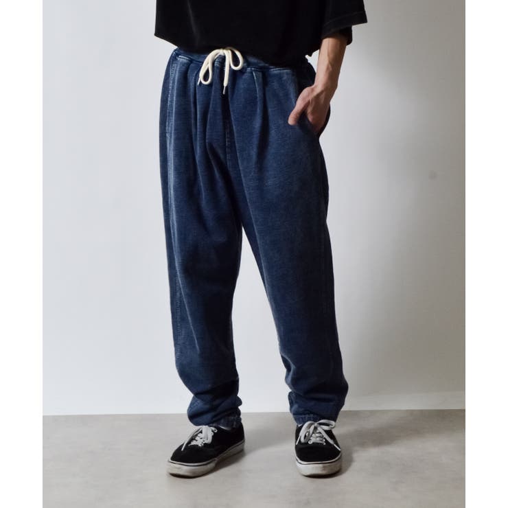 ケミカルウォッシュスウェットイージータックテーパードパンツ | MODISH GAZE | 詳細画像7 