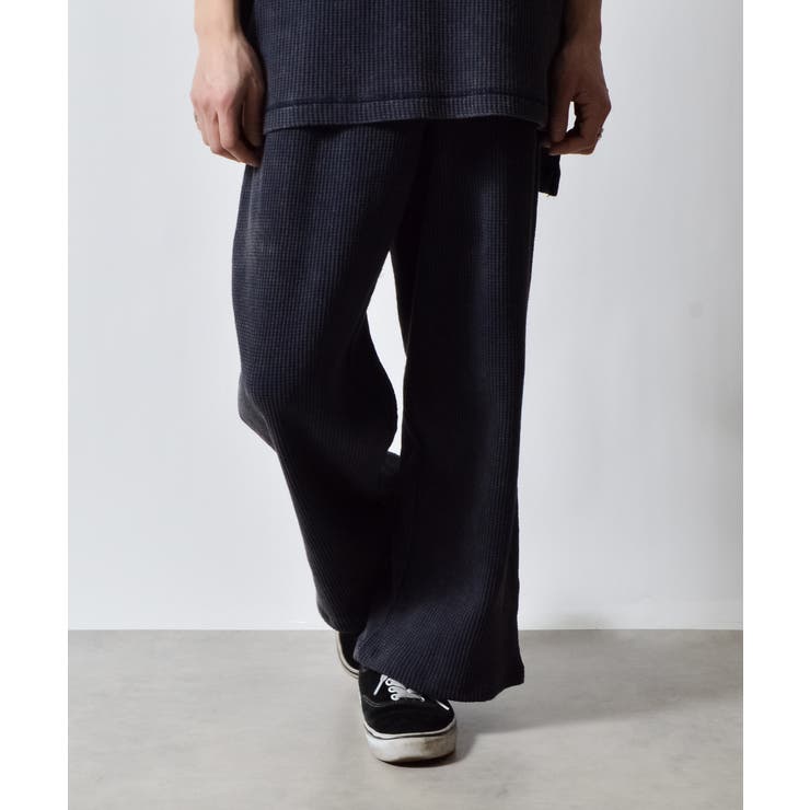 スノーウォッシュワッフルイージーワイドパンツ | MODISH GAZE | 詳細画像3 