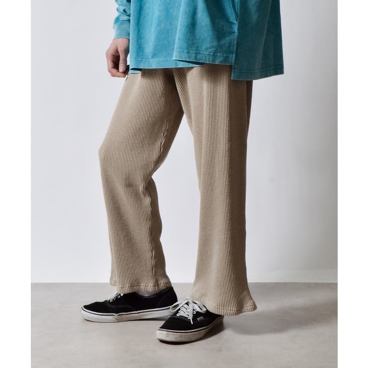 スノーウォッシュワッフルイージーワイドパンツ | MODISH GAZE | 詳細画像4 