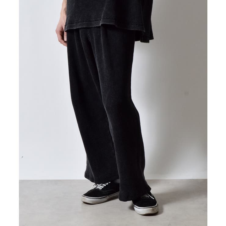 スノーウォッシュワッフルイージーワイドパンツ | MODISH GAZE | 詳細画像7 