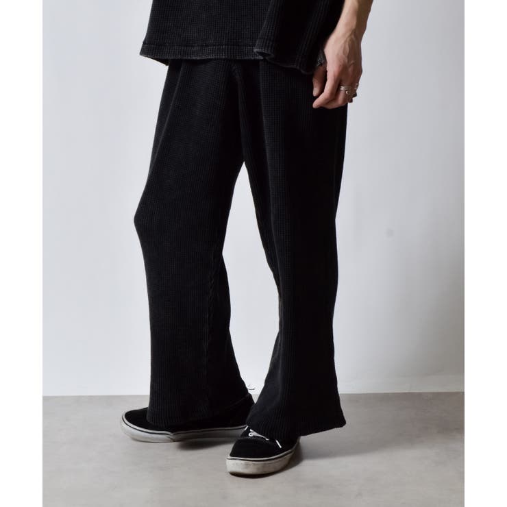 スノーウォッシュワッフルイージーワイドパンツ | MODISH GAZE | 詳細画像9 