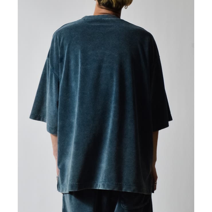スノーウォッシュクルーネックパイルTシャツ | MODISH GAZE | 詳細画像11 