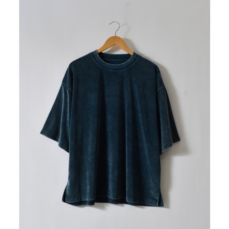 スノーウォッシュクルーネックパイルTシャツ | MODISH GAZE | 詳細画像14 