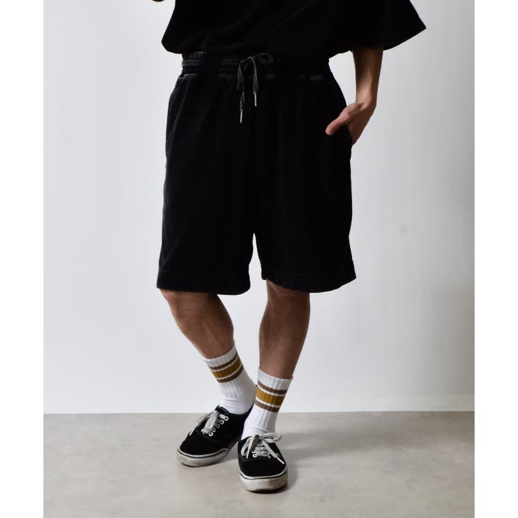 スノーウォッシュパイルイージーハーフパンツ | MODISH GAZE | 詳細画像6 