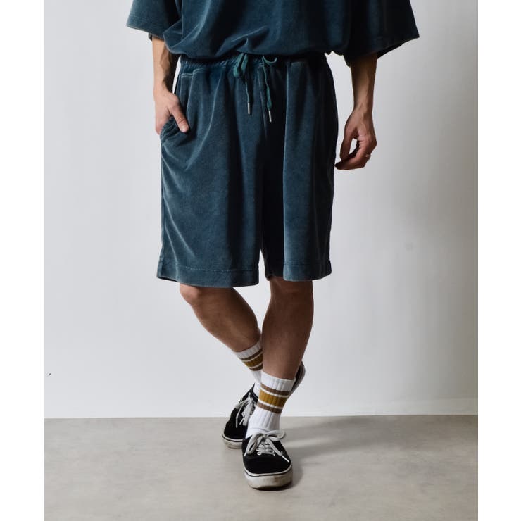 スノーウォッシュパイルイージーハーフパンツ | MODISH GAZE | 詳細画像8 