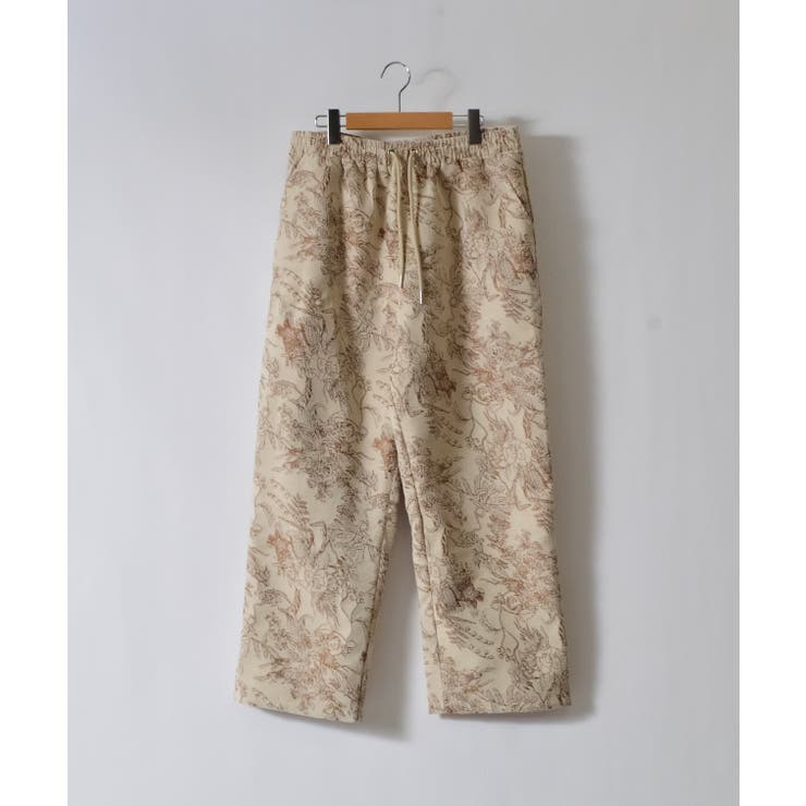 花柄ゴブランイージーワイドパンツ | MODISH GAZE | 詳細画像9 