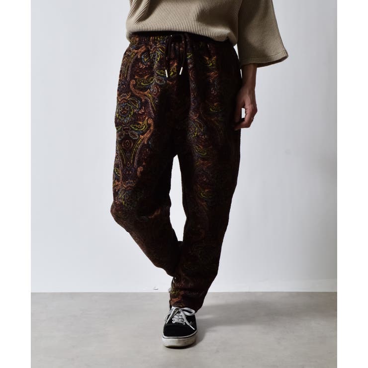 ペイズリー調ゴブランイージーバルーンテーパードパンツ | MODISH GAZE | 詳細画像4 