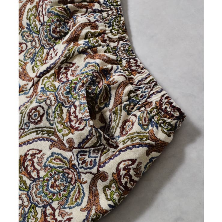 ペイズリー調ゴブランイージーバルーンテーパードパンツ | MODISH GAZE | 詳細画像18 