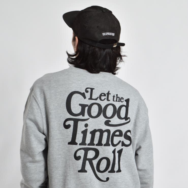 杢グレー | 裏毛スウェット ビッグロゴ | MODISH GAZE