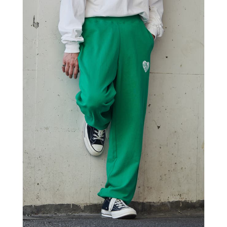 裏毛スウェットパンツ ハートロゴ[品番：RADM0001075]｜MODISH